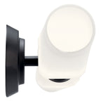 KICHLER 55075BK Truby 24.75" 2 Light Vanity Light With Satin Etched Cased Opal Glass Polished Nickel