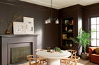 KICHLER 52397BK Aivian 23" 3 Light Chandelier With Clear Glass Black