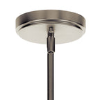 KICHLER 52398NI Aivian 30" 5 Light Chandelier With Clear Glass Brushed Nickel