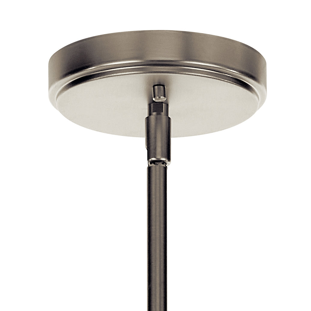 KICHLER 52398NI Aivian 30" 5 Light Chandelier With Clear Glass Brushed Nickel