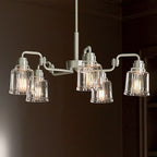 KICHLER 52398NI Aivian 30" 5 Light Chandelier With Clear Glass Brushed Nickel