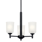 KICHLER 43670BK Shailene 3 Light Mini Chandelier Olde Bronze