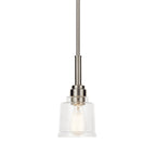 KICHLER 52399NI Aivian 5" 1 Light Mini Pendant With Clear Glass Brushed Nickel
