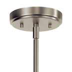 KICHLER 52399NI Aivian 5" 1 Light Mini Pendant With Clear Glass Brushed Nickel