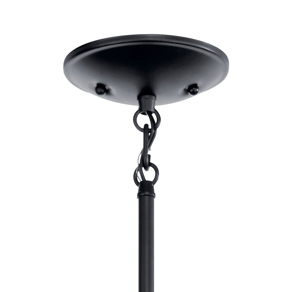 KICHLER 43671BK Shailene 18.25" 5 Light Chandelier With Satin Etched Glass In Brushed Nickel