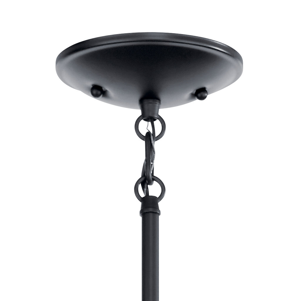 KICHLER 43672BK Shailene 26.5" 9 Light 2 Tier Chandelier With Satin Etched Glass In Brushed Nickel