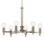 KICHLER 52424PN Torvee 26" 6 Light Chandelier Brushed Natural Brass