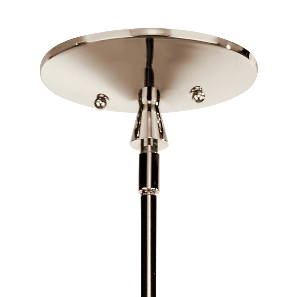 KICHLER 52424PN Torvee 26" 6 Light Chandelier Brushed Natural Brass