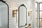 KICHLER 45295CPZ Alton 22" 1 Light Wall Sconce With Clear Seeded Glass In Champagne Bronze