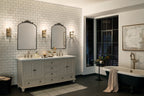 KICHLER 45295CPZ Alton 22" 1 Light Wall Sconce With Clear Seeded Glass In Champagne Bronze