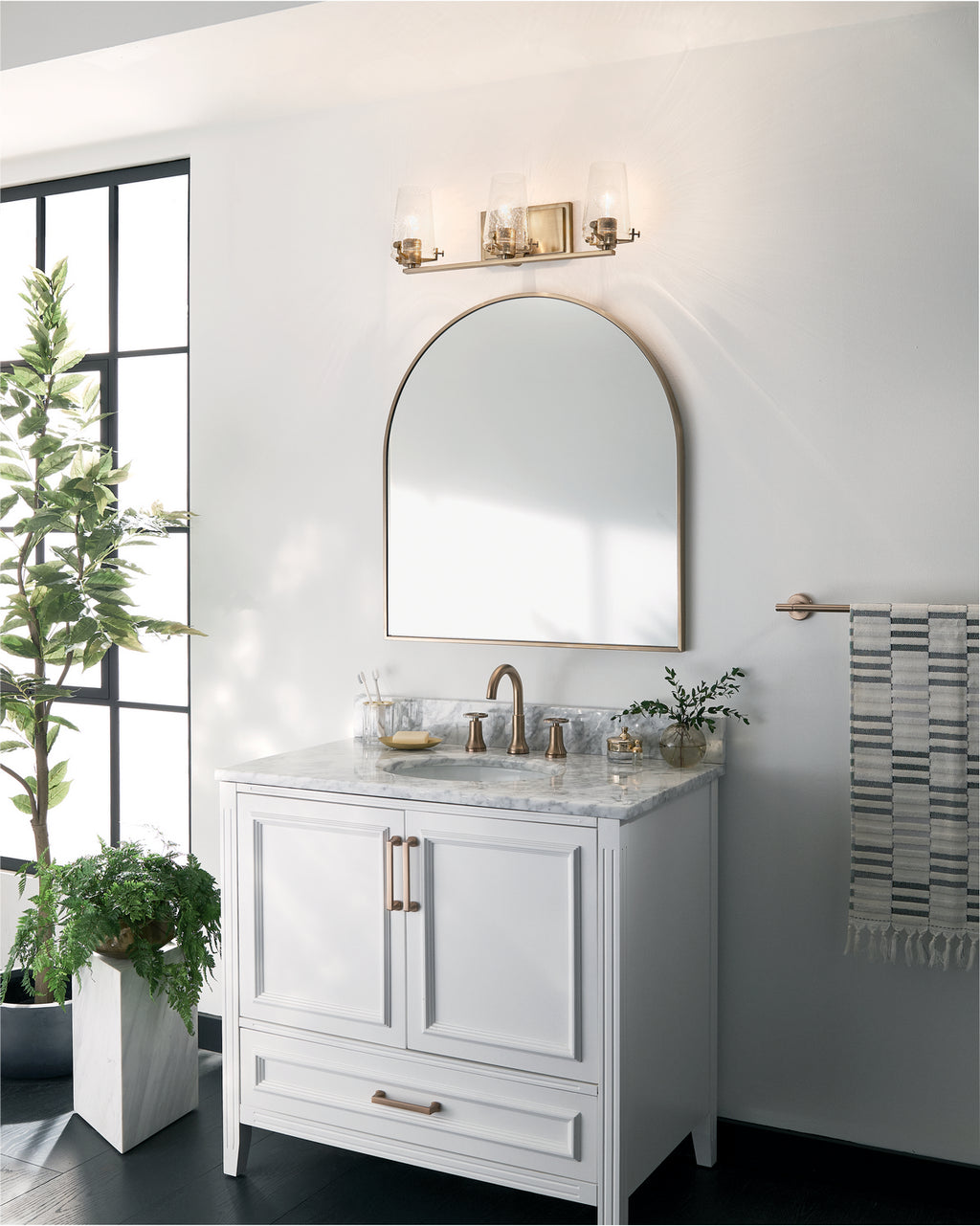 KICHLER 45297CPZ Alton 3 Light Vanity Light Champagne Bronze