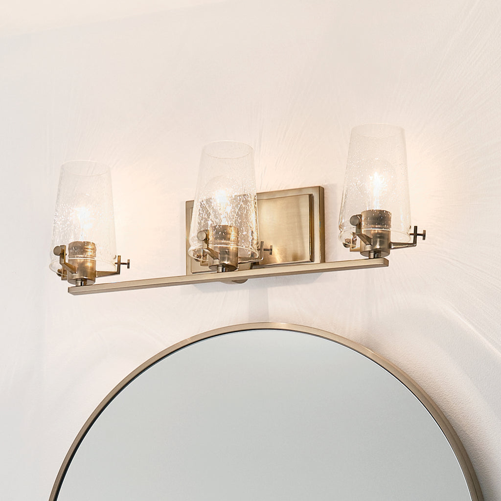 KICHLER 45297CPZ Alton 3 Light Vanity Light Champagne Bronze