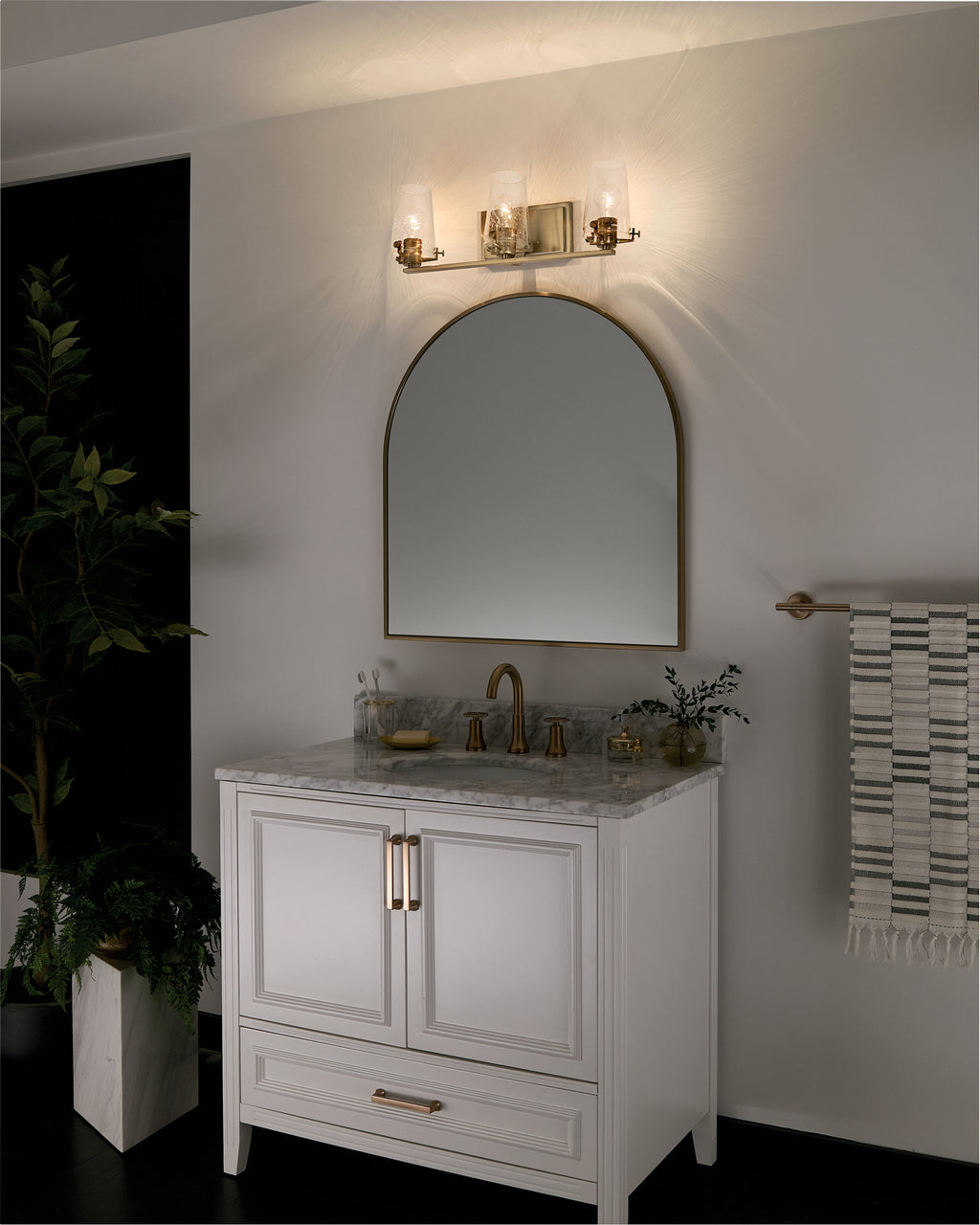 KICHLER 45297CPZ Alton 3 Light Vanity Light Champagne Bronze