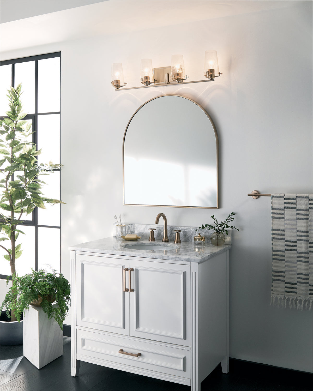 KICHLER 45298CPZ Alton 4 Light Vanity Light Champagne Bronze
