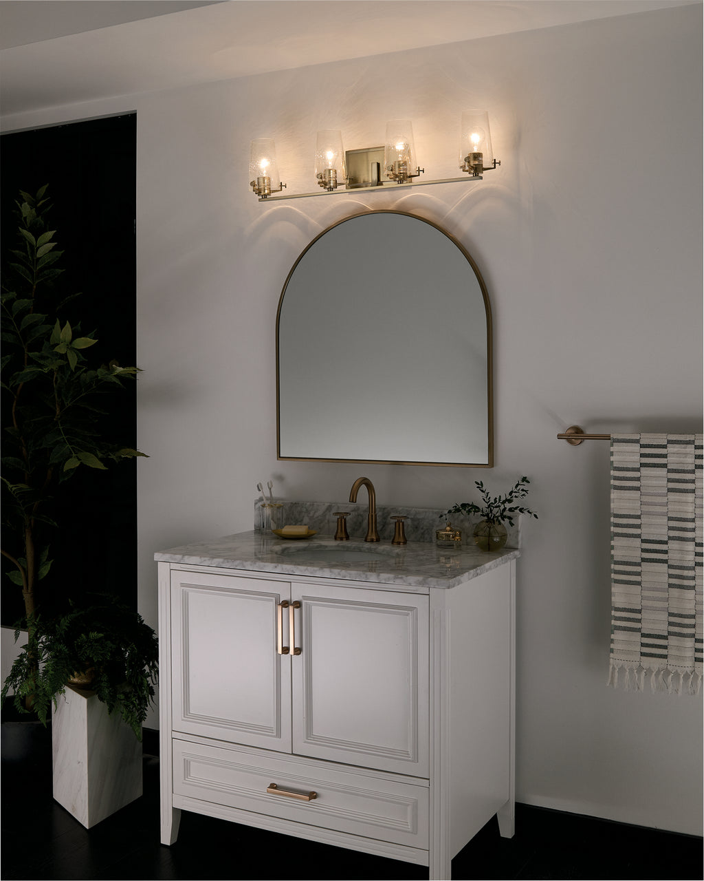 KICHLER 45298CPZ Alton 4 Light Vanity Light Champagne Bronze