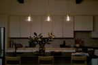 KICHLER 52405BNB Eastmont 1 Light Mini Pendant With Clear Glass Brushed Natural Brass