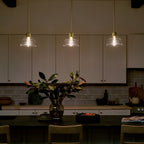 KICHLER 52405BNB Eastmont 1 Light Mini Pendant With Clear Glass Brushed Natural Brass