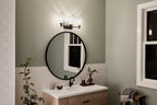 KICHLER 45574BK Shailene 21" 3 Light Vanity Light With Satin Etched Glass In Olde Bronze