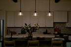 KICHLER 52405BK Eastmont 1 Light Mini Pendant With Clear Glass Black