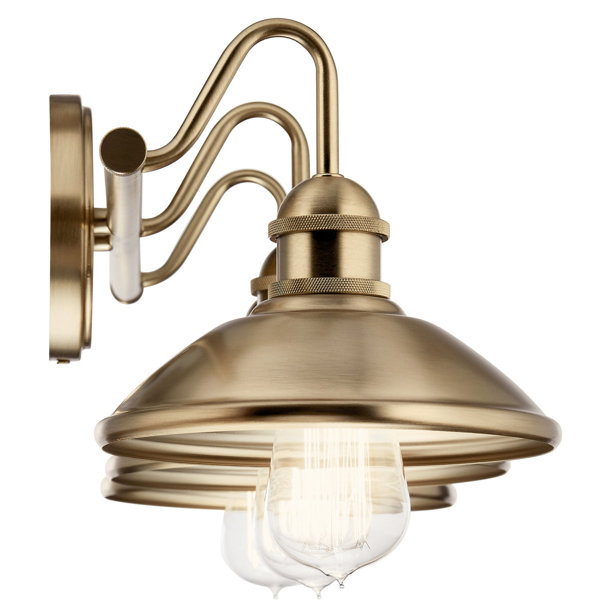KICHLER 45945CPZ Clyde 3 Light Vanity Light Champagne Bronze