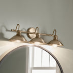 KICHLER 45945CPZ Clyde 3 Light Vanity Light Champagne Bronze