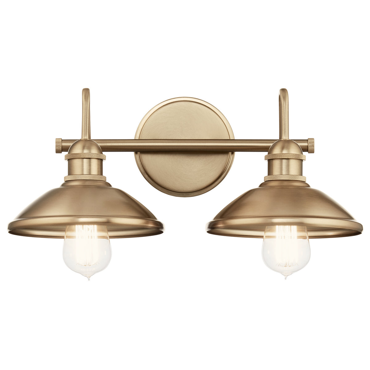 KICHLER 45944CPZ Clyde 2 Light Vanity Light Champagne Bronze