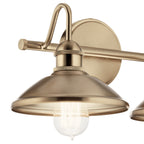 KICHLER 45944CPZ Clyde 2 Light Vanity Light Champagne Bronze
