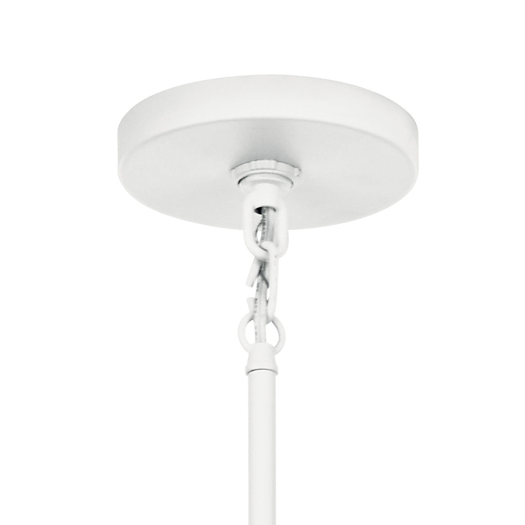 KICHLER 52351WH Armand 27 Inch 4 Light Foyer Pendant In White Finish