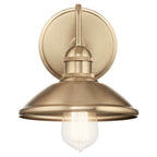 KICHLER 45943CPZ Clyde 1 Light Wall Sconce Champagne Bronze