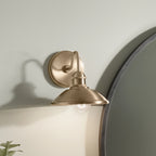 KICHLER 45943CPZ Clyde 1 Light Wall Sconce Champagne Bronze