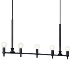 KICHLER 52425BK Torvee 42" 5 Light Linear Chandelier Brushed Natural Brass