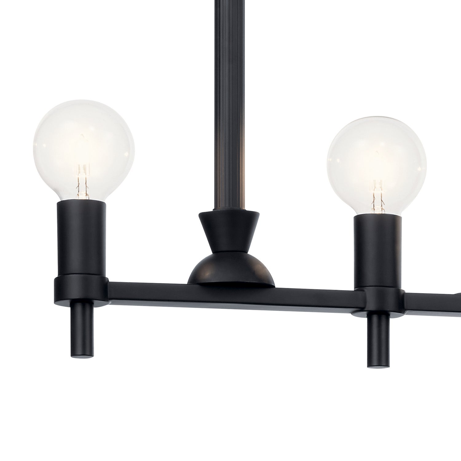 KICHLER 52425BK Torvee 42" 5 Light Linear Chandelier Brushed Natural Brass