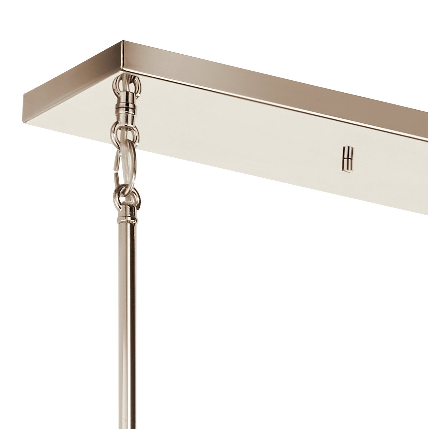 KICHLER 52425PN Torvee 42" 5 Light Linear Chandelier Brushed Natural Brass