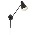 KICHLER 52485BKB Sylvia 1 Arm Wall Sconce Black