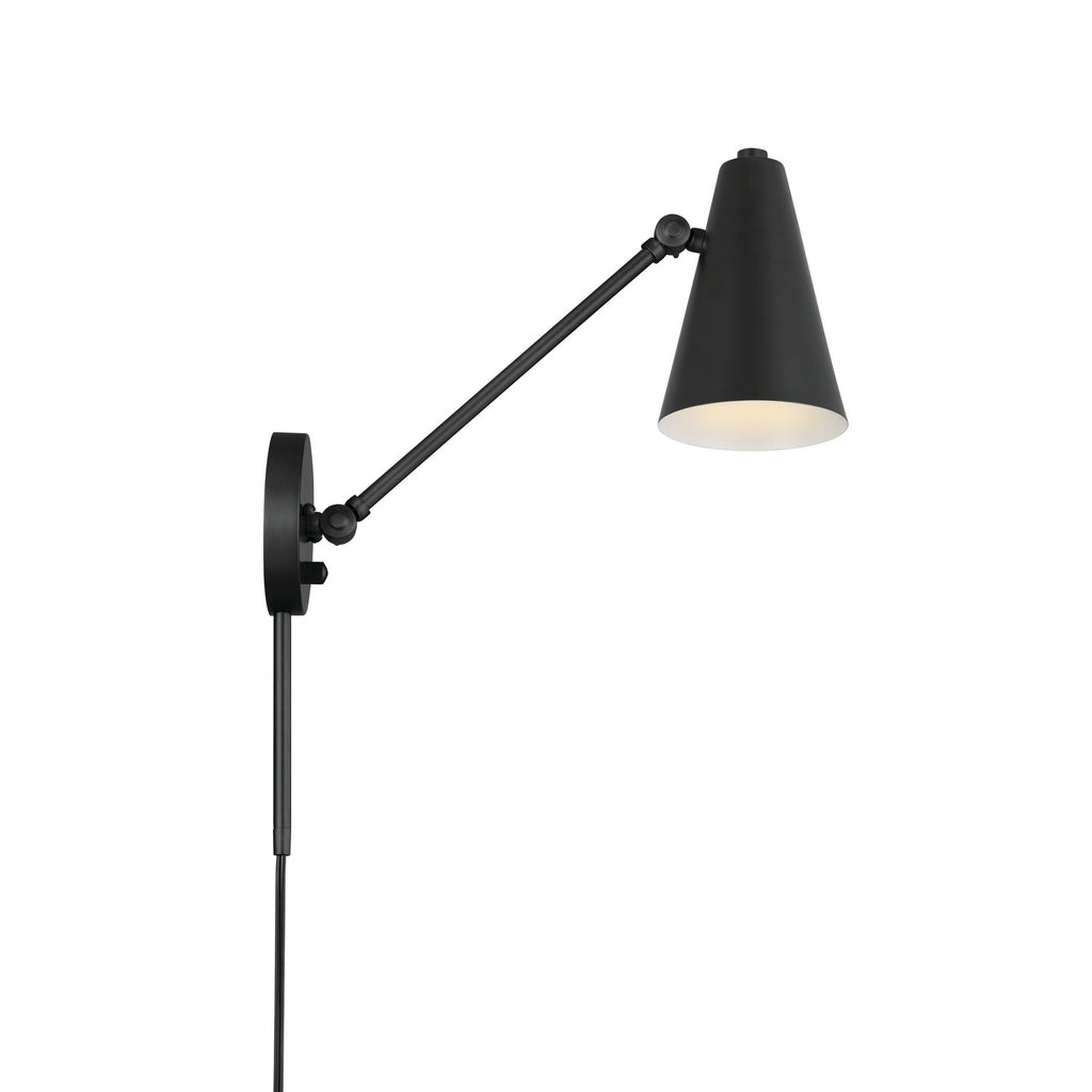 KICHLER 52485BKB Sylvia 1 Arm Wall Sconce Black