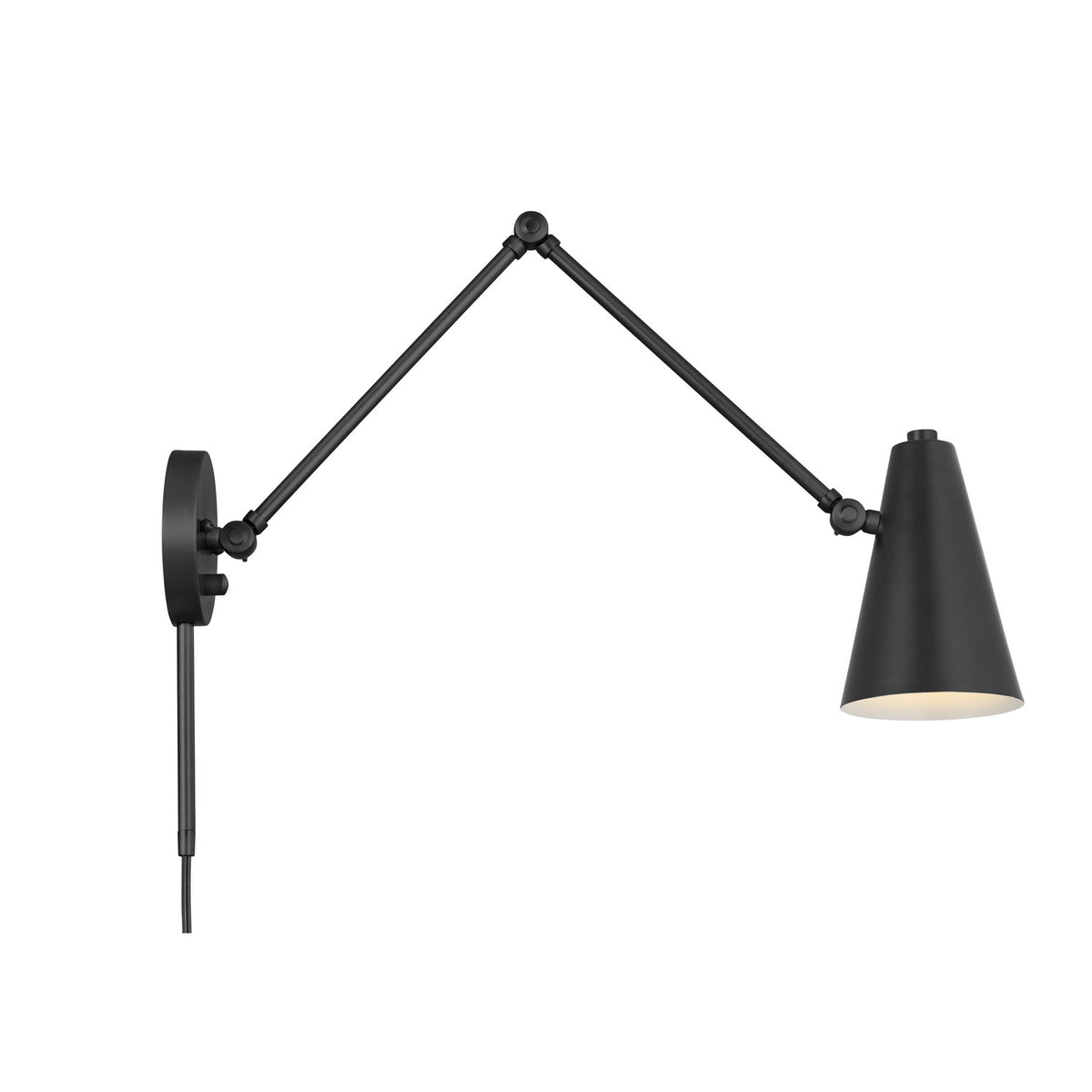 KICHLER 52486BKB Sylvia 2 Arm Wall Sconce Black
