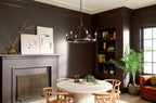 KICHLER 52420BK Emmala 24 Inch 6 Light Chandelier In Brushed Nickel And Black