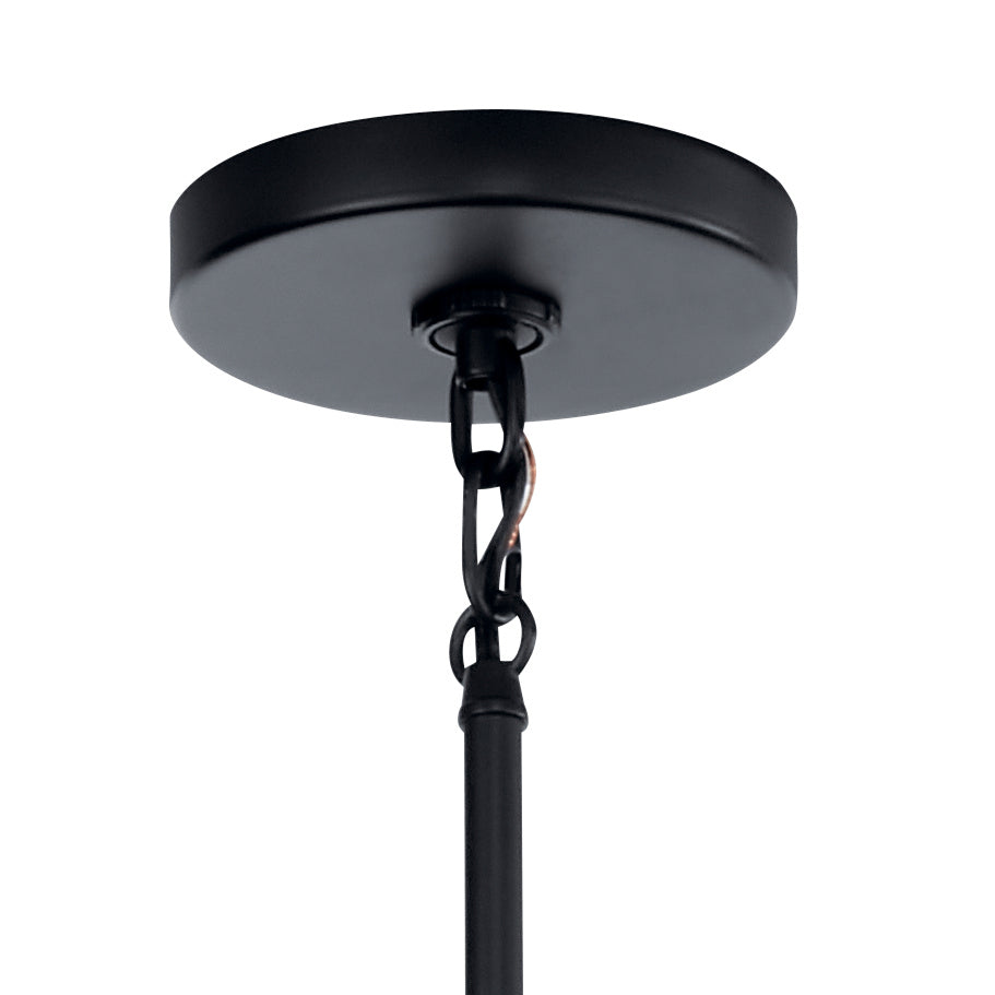 KICHLER 52421BK Emmala 27.50 Inch 10 Light Chandelier In Brushed Nickel And Black