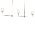 KICHLER 52519PN Pallas Linear Chandelier 3 Light - Polished Nickel