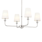 KICHLER 52520PN Pallas Mini Chandelier 4 Light - Polished Nickel