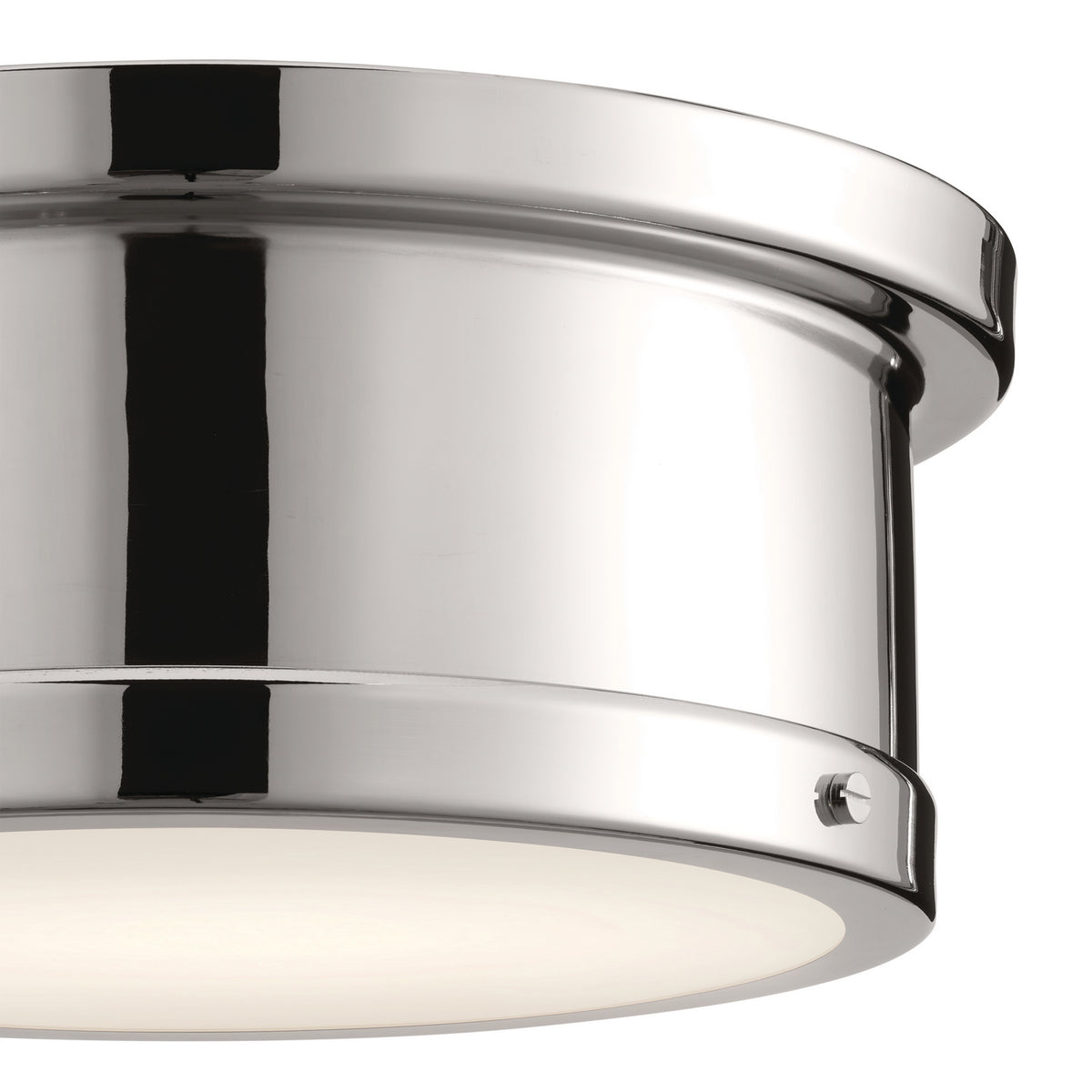 KICHLER 52540PN Serca Flush Mount 2 Light - Polished Nickel