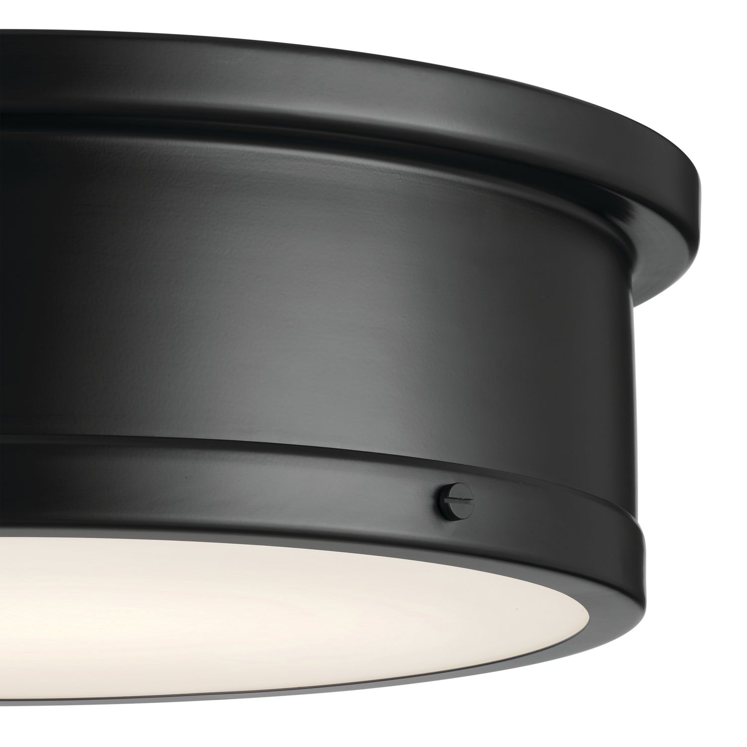 KICHLER 52541BK Serca Flush Mount 3 Light - Black