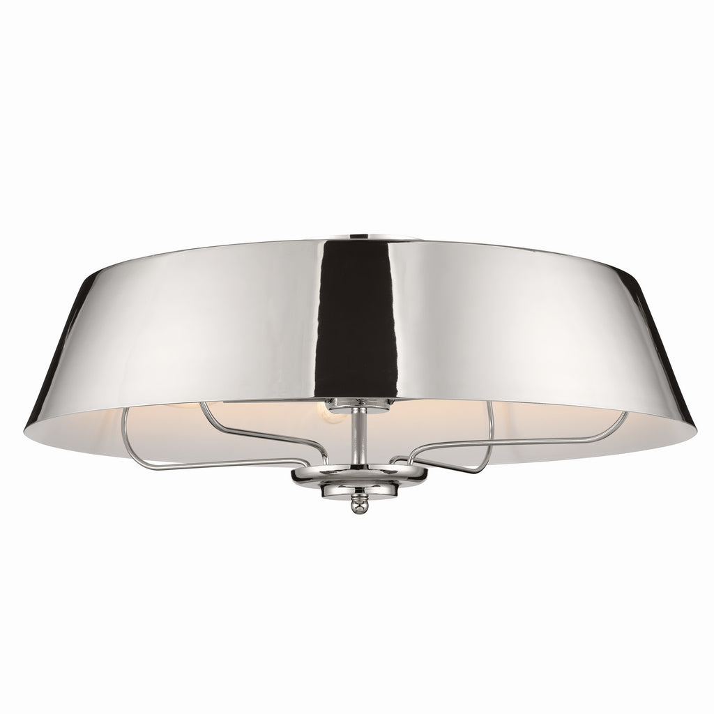 KICHLER 52543PN Luella Pendant/Semi Flush 4 Light - Polished Nickel