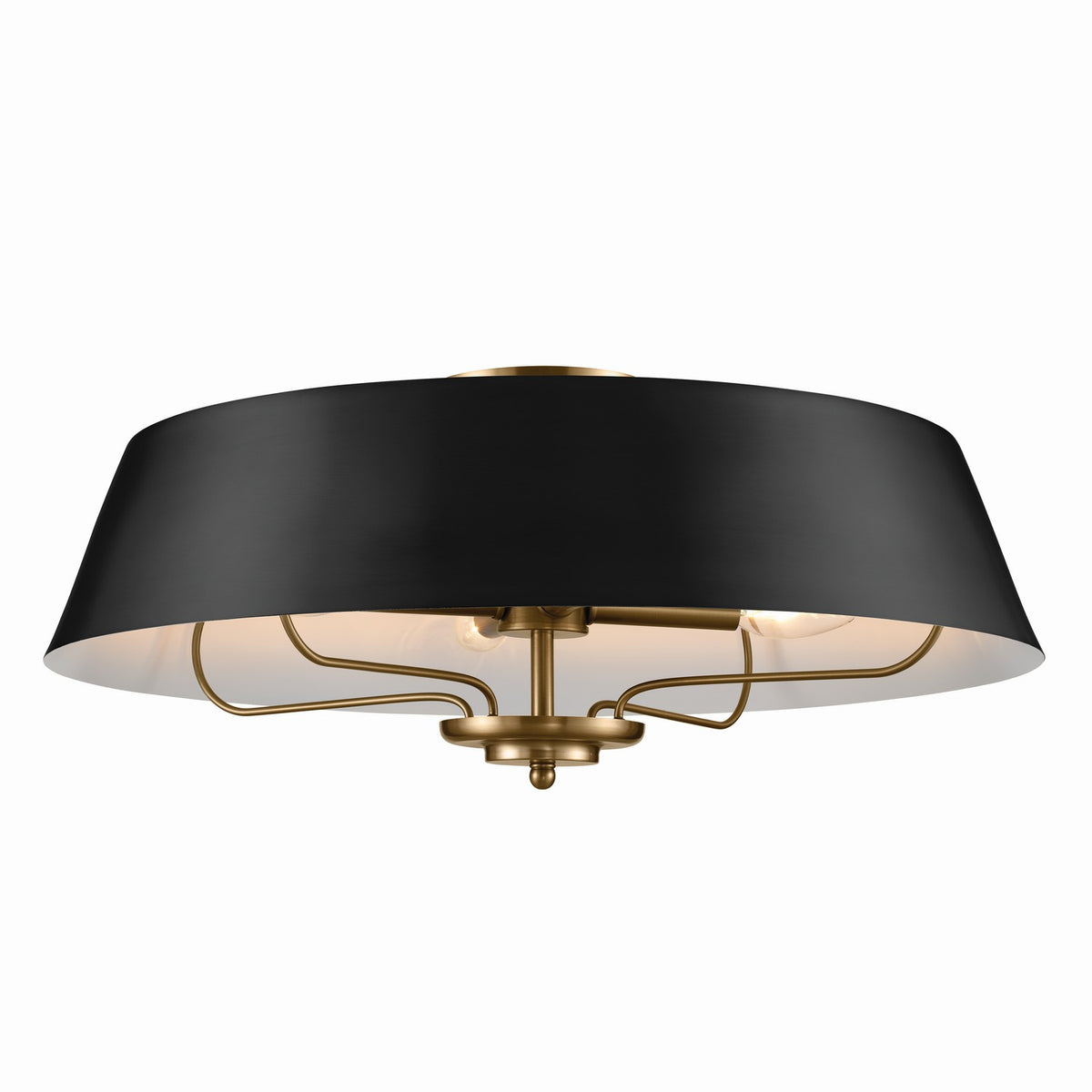 KICHLER 52543BK Luella Pendant/Semi Flush 4 Light - Black