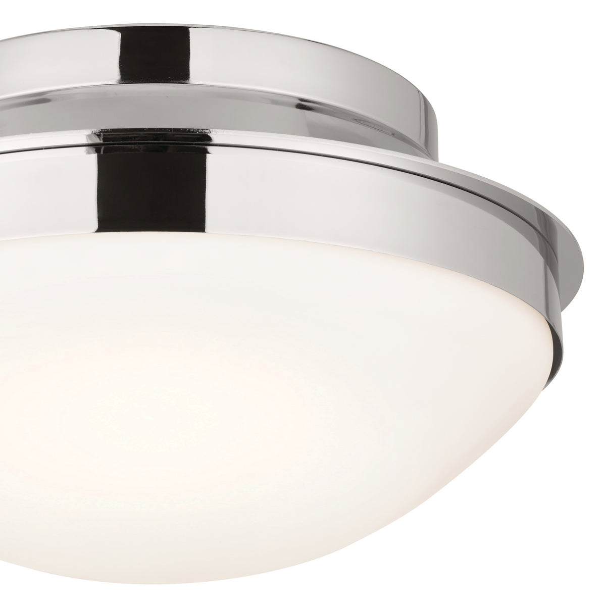 KICHLER 52544PN Bretta Flush Mount 2 Light - Polished Nickel