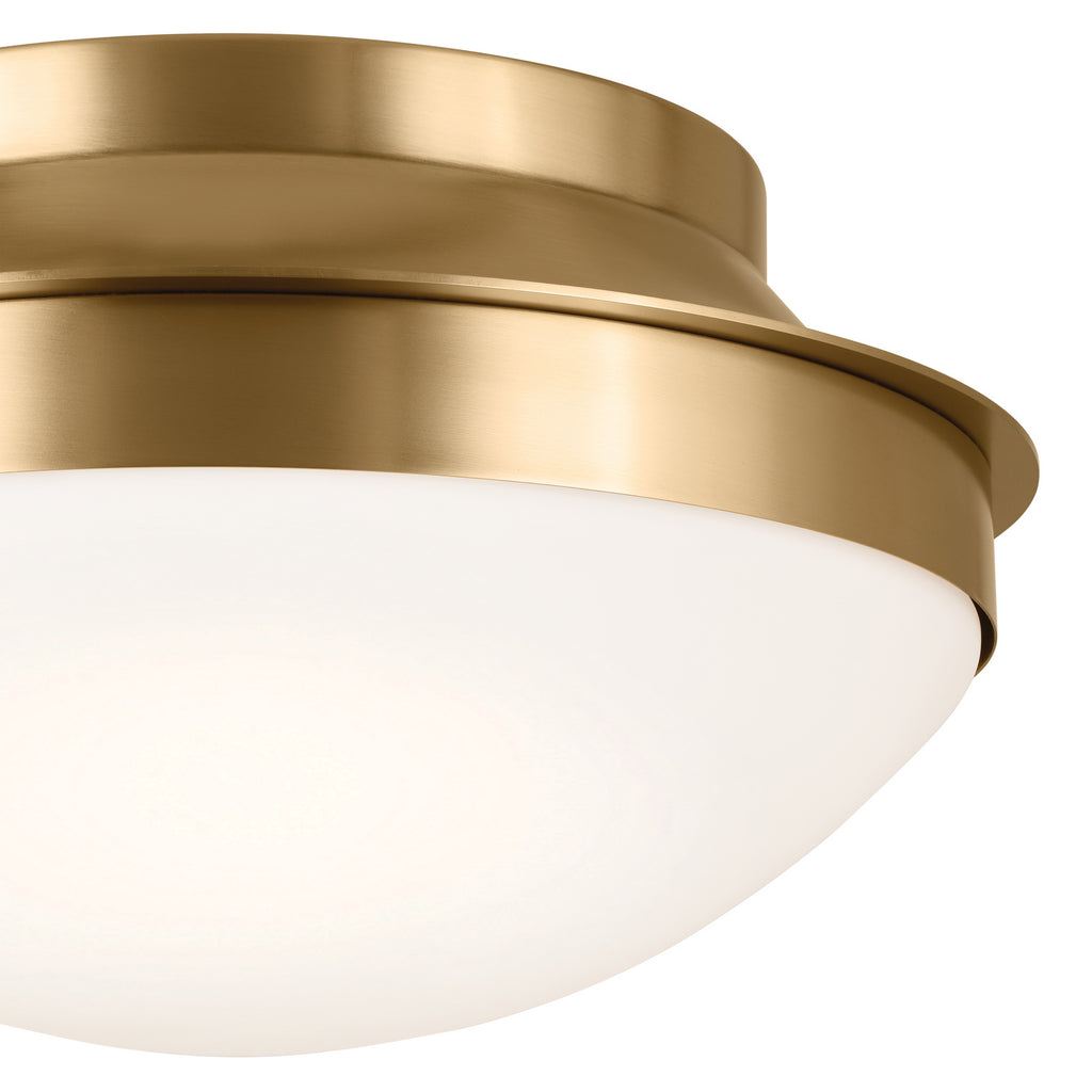 KICHLER 52544BNB Bretta Flush Mount 2 Light - Brushed Natural Brass