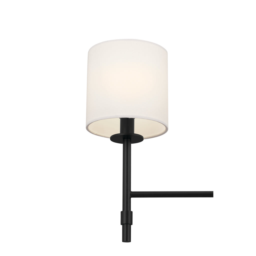 KICHLER 52500BK Ali Chandelier 6 Light - Black
