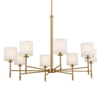 KICHLER 52502BNB Ali Chandelier 8 Light - Brushed Natural Brass