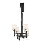 KICHLER 52503BK Ali Linear Chandelier 10 Light - Black