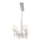KICHLER 52503PN Ali Linear Chandelier 10 Light - Polished Nickel